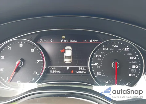 2013 Audi A6 3.0T Premium from USA, damaged, VIN WAUGGAFC3DN087643